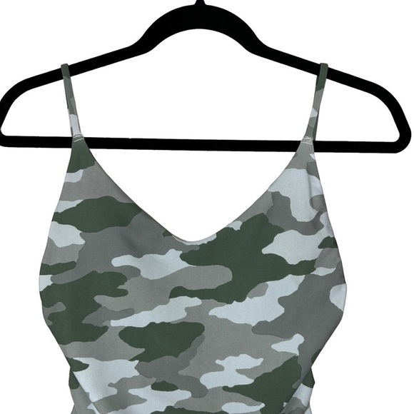 Aerie Camo One Piece Swimsuit with Side Keyhole Cut Outs - Picture 2 of 9